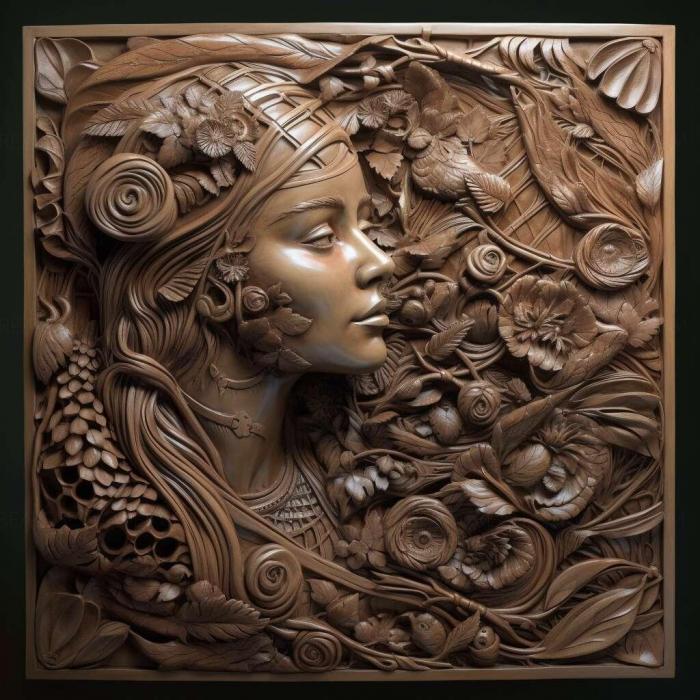 نموذج ثلاثي الأبعاد لآلة CNC 3D Art 